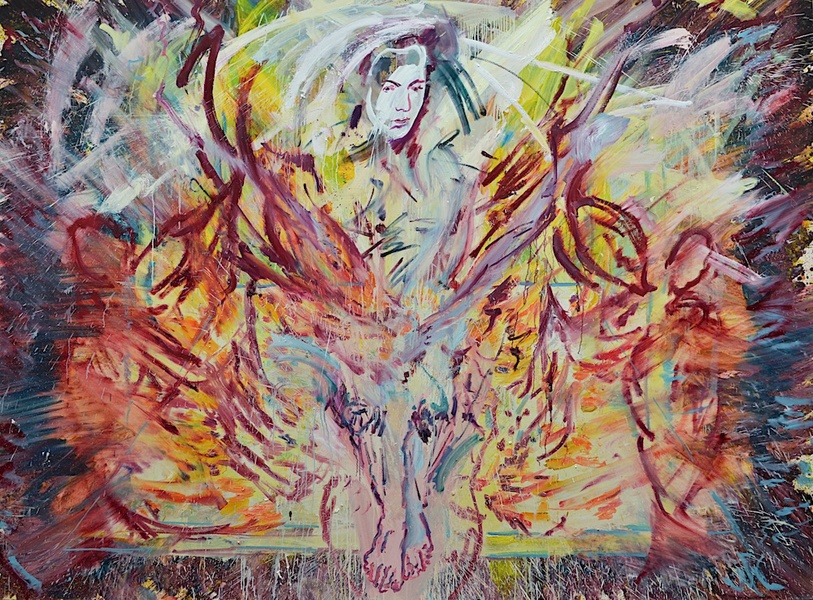 Untitled (Satan) Shanna Waddell He, Satan oil on canvas