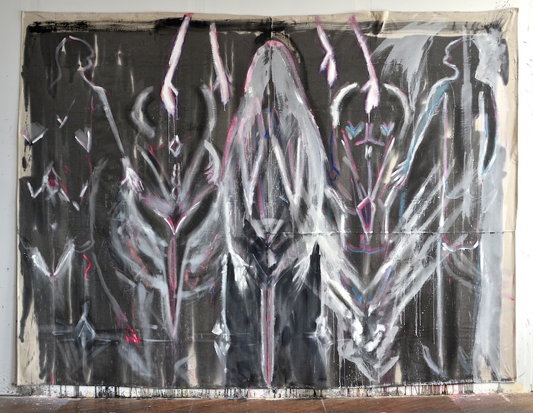 Untitled (Satan) Shanna Waddell He, Satan oil on canvas