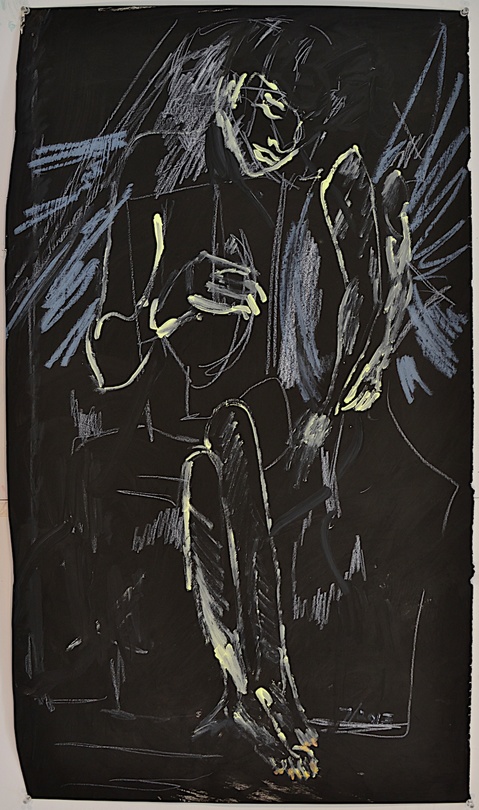Untitled (Satan) Shanna Waddell He, Satan paint on paper