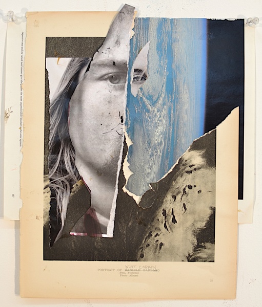 Untitled (Kurt Cobain) Shanna Waddell He, Kurt Cobain collage