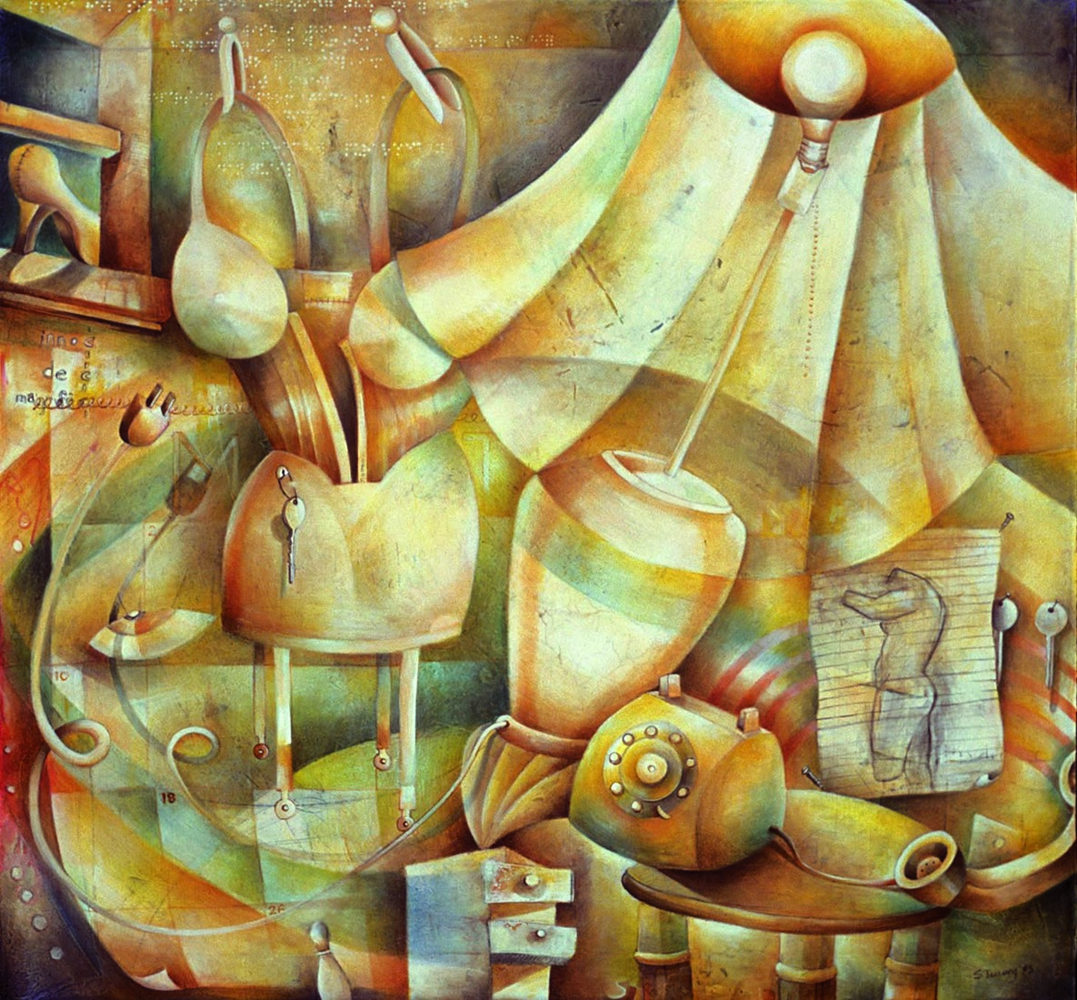 Mistress Shawn Turung Archive II oil on canvas