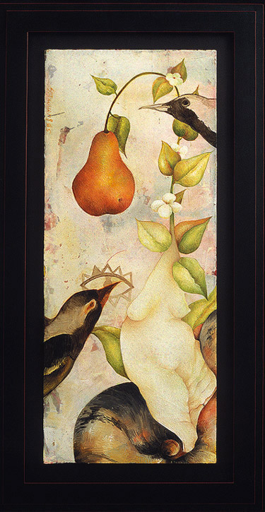 Venus and the Oriole Shawn Turung Archive encaustic and oil on board