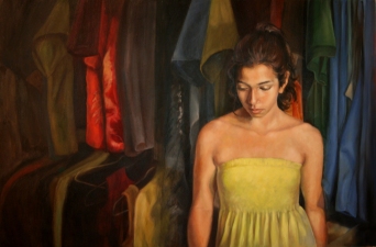 Shirin Moosavi Figurative Art Oil on Canvas