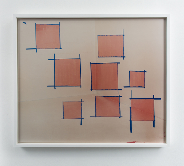Eight Rectangles (after Blinky Palermo) A Room of Her Own Analog C-print mounted and framed