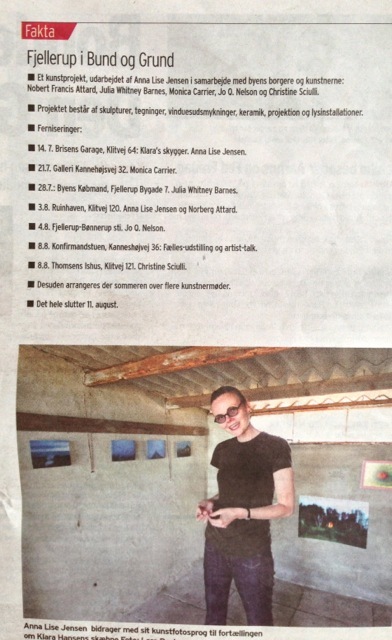 Program, Fjellerup i Bund & Grund Anna Lise Jensen Talks & Press