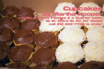 Martha Hooper served her cupcakes for event Anna Lise Jensen A Lot, NY community gardens, 2009-2013
