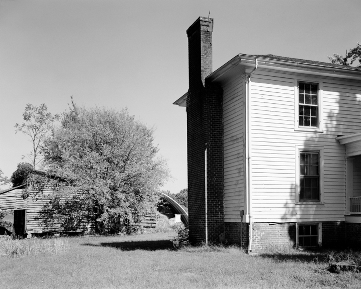 Lockett's House with Bullet Holes U.S. Civil War Sites II B&W Film 2001
