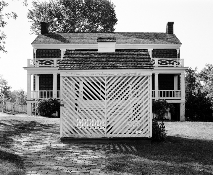Well at McClean House, Appomattox, VA. U.S. Civil War Sites II B&W Film 2001
