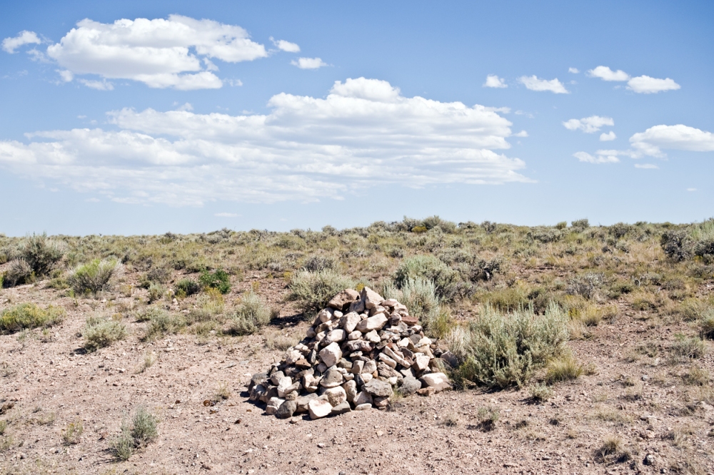 Cairn, Route 24, Utah America by Auto