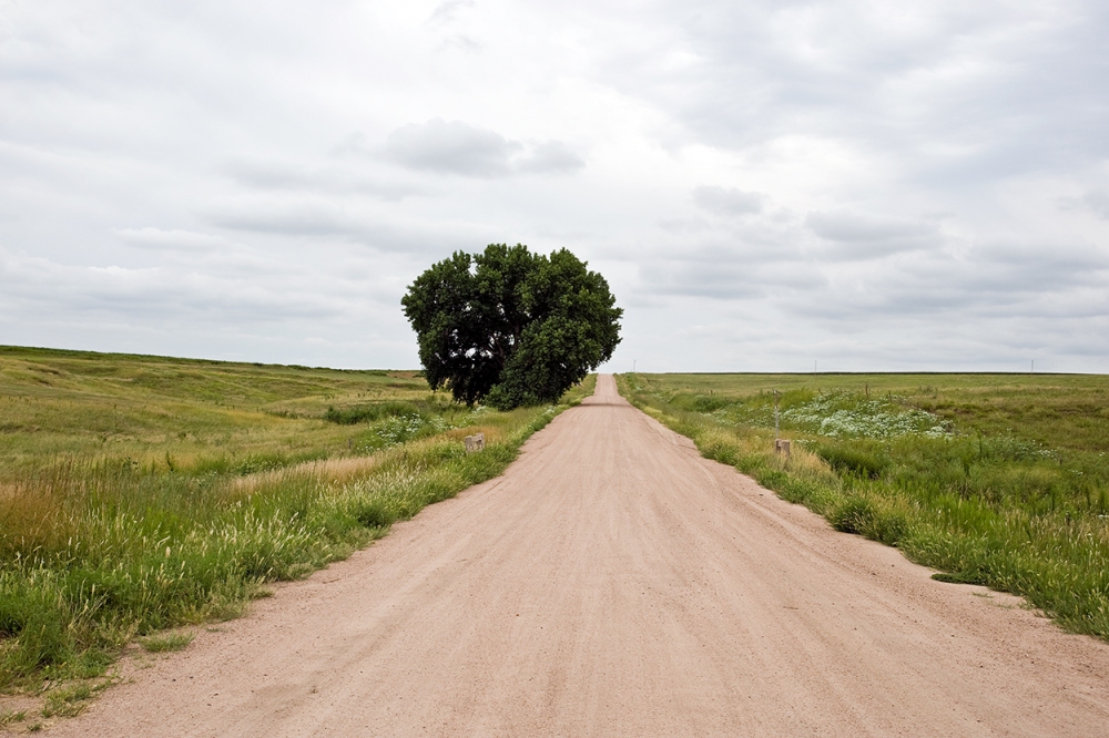Kansas Farm Road America by Auto