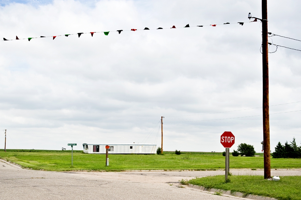 Leaving Nicodemus, Kansas America by Auto