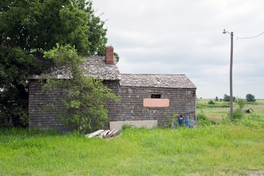 Abandoned Home, Nicodemus, Kansas America by Auto