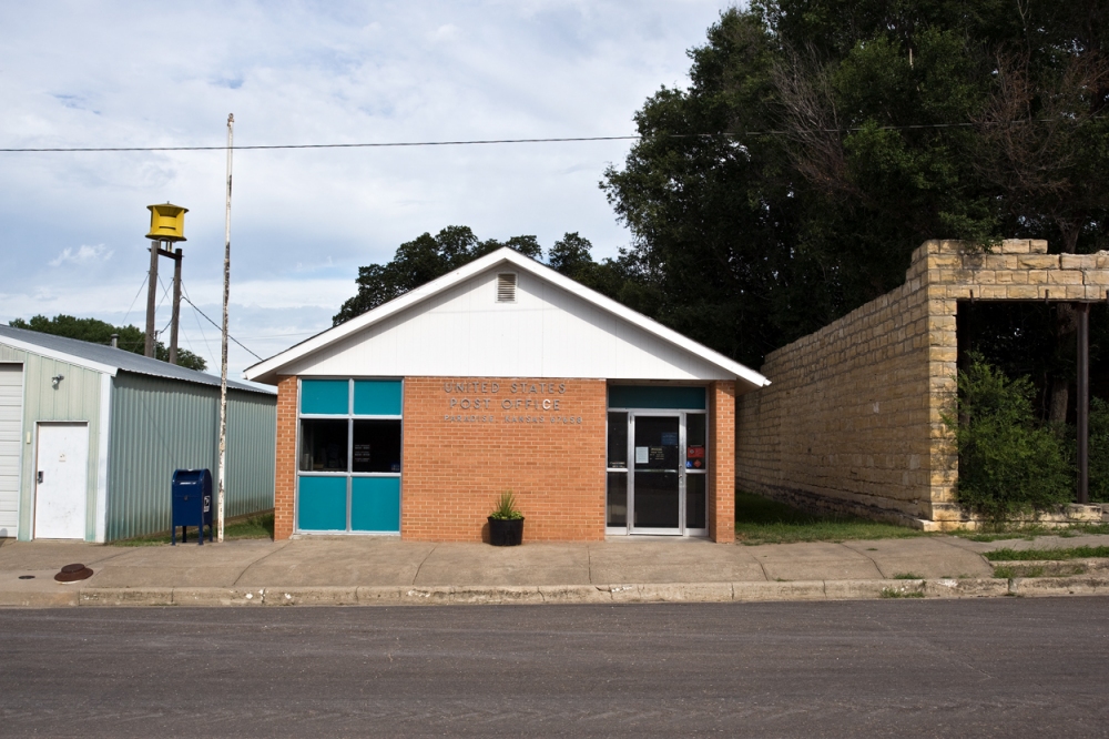 Paradise Post Office, Kansas America by Auto