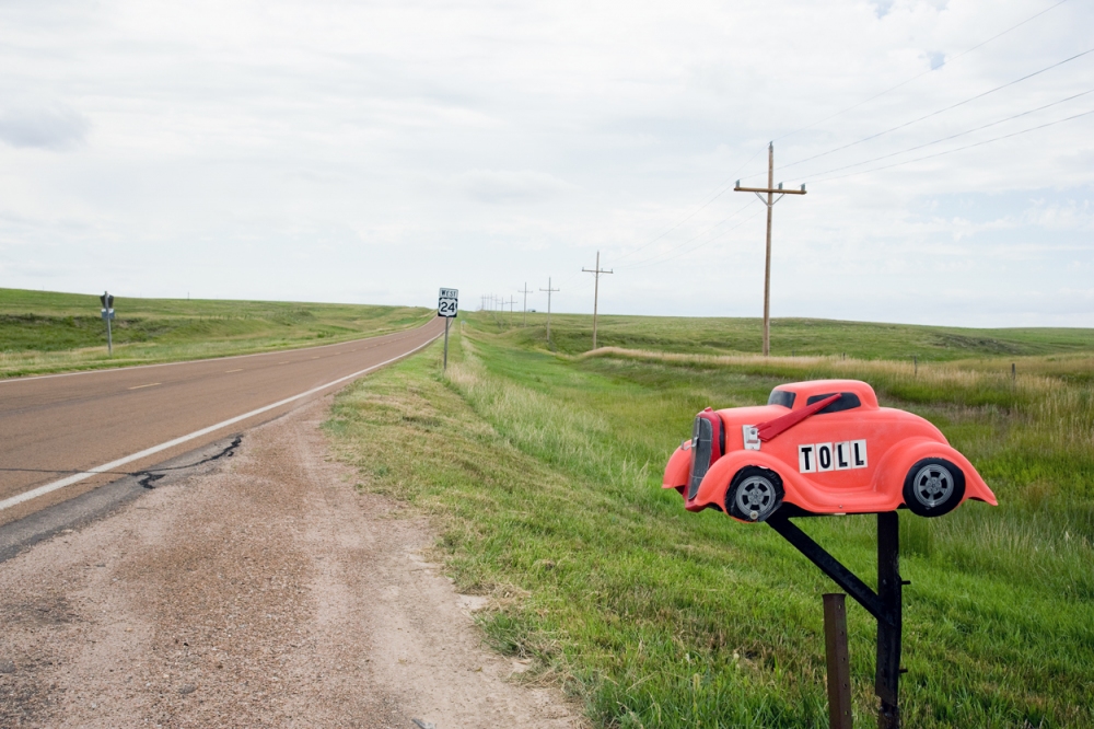 Route 24 Mailbox, Kansas America by Auto
