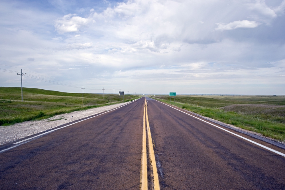 Three Miles to Paradise, Kansas America by Auto
