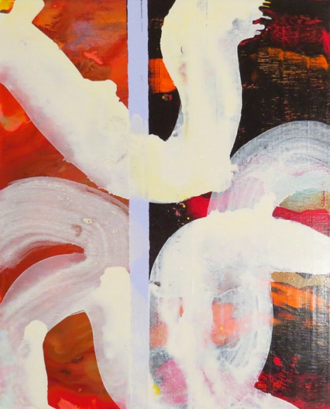 Spirit Hole (1 Bar) small paintings Oil & gouache on wood