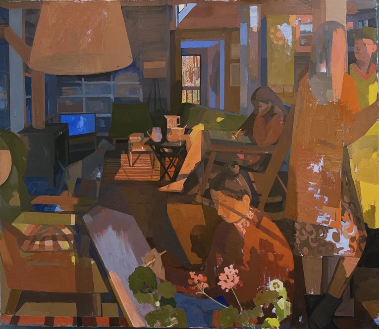 Susan Lichtman Paintings Oil on Hemp