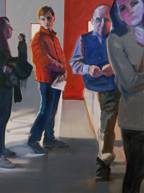 SUSAN WHITE BROWN In the Museum oil on canvas