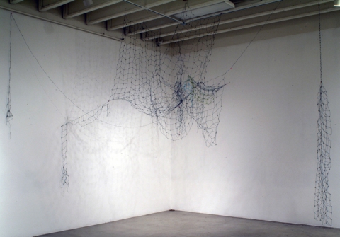 Suzanne Fontaine Shelter steel wire, yarn
