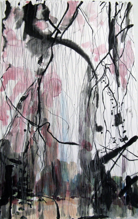 Suzanne Fontaine Willow mixed media