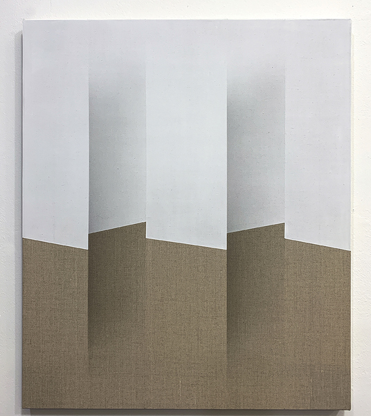 Untitled SUZANNE SONG PLICAE acrylic on linen