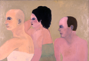 Sylvia Sherwin Goldberg Figures oil on canvas