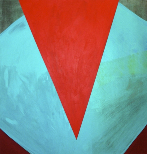 Melissa Staiger 2010: The Contemporary Feminist Dinner Table acrylic on canvas