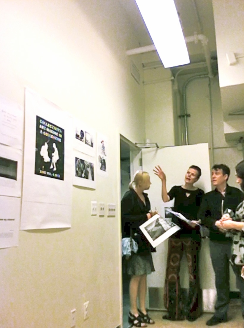 making the zine wall 2012: Collectivity: Art-Making in a Collective