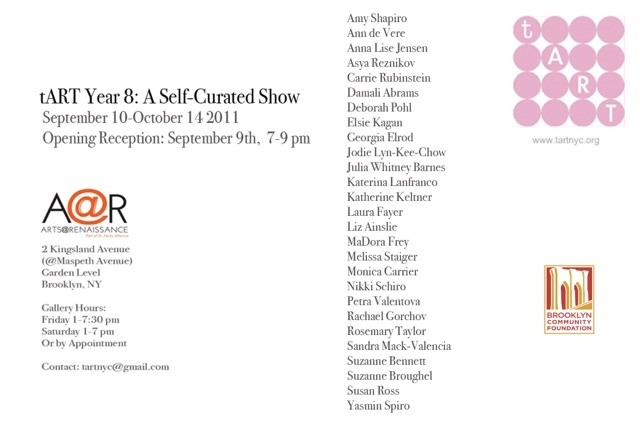 Arts@Renaissance 2011: A Self-Curated Show Sep. 9 - Oct. 14, 2011