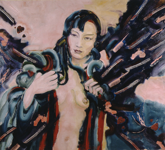 Arlan Huang Anna May Wong  1983 - 1984 Acrylic and Oil on Canvas