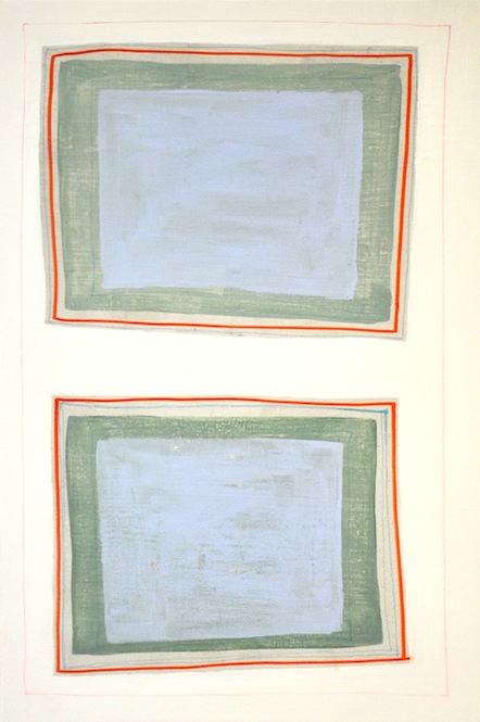 Reflection Small Paintings Diatomaceous earth, gesso, Flashe paint, acrylic, ink, magic marker on wood panel