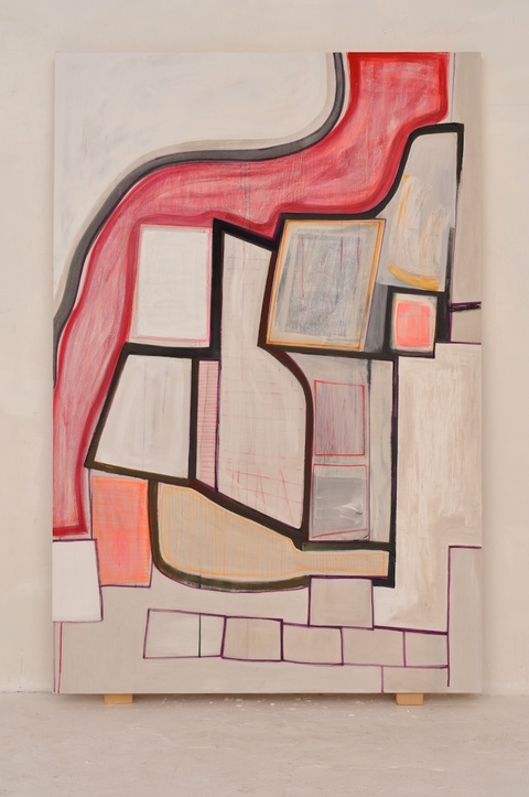 The Same Place But Another Place Current Paintings Diatomaceous earth, gesso, Flashe paint, acrylic, ink, magic marker on wood panel