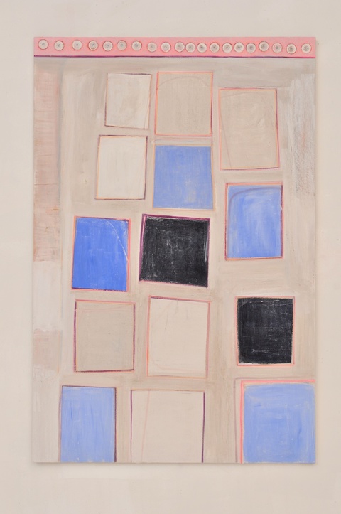 Growing Up In Hollywood Current Paintings Diatomaceous earth, gesso, Flashe paint, acrylic, ink, magic marker on wood panel