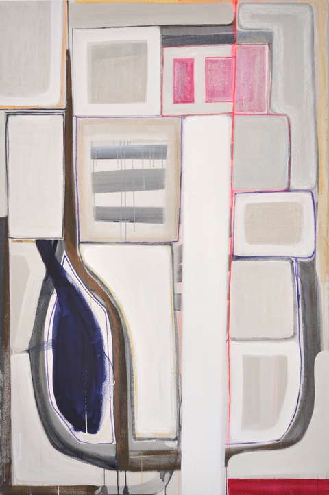 Layers of Disaccord Current Paintings Diatomaceous earth, gesso, Flashe paint, acrylic, ink, magic marker on wood panel