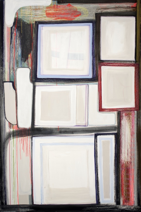 Keeping It Together Current Paintings Diatomaceous earth, gesso, Flashe paint, acrylic, ink, magic marker on wood panel