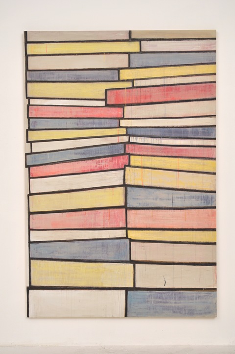 Pressure To Hold Current Paintings Diatomaceous earth, gesso, Flashe paint, acrylic, marker on wood panel