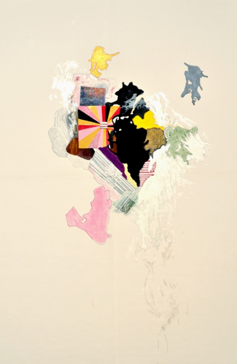 Honest Shapes Paintings on Paper and Linen 2013 - 2001 Flashe paint, collage material, pen, pencil, ink, acrylic paint, on BFK paper on stretched jute