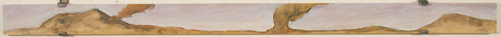 Thomas Vinton Long Horizontal Paintings 1993-2002  oil + charcoal on plywood