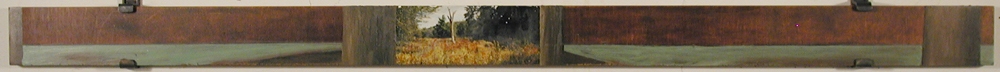 Thomas Vinton Long Horizontal Paintings 1993-2002  oil + photograph on plywood