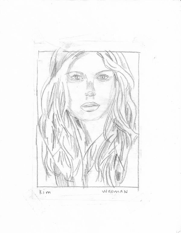 Kim TIFFANY WOLLMAN 2017 Pencil on paper