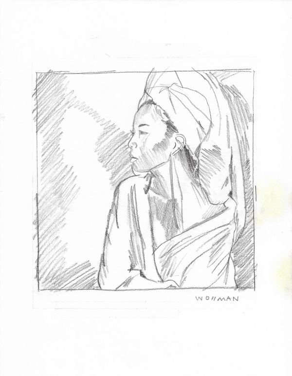 Spa TIFFANY WOLLMAN 2017 Pencil on paper