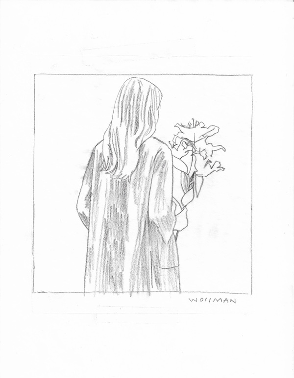 Well wishes TIFFANY WOLLMAN 2017 Pencil on paper