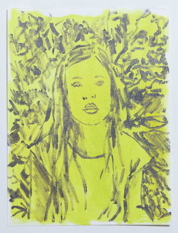 TIFFANY WOLLMAN Figures & Portraits Oil on canvas paper TIFFANY WOLLMAN Figures & Portraits Oil on canvas paper