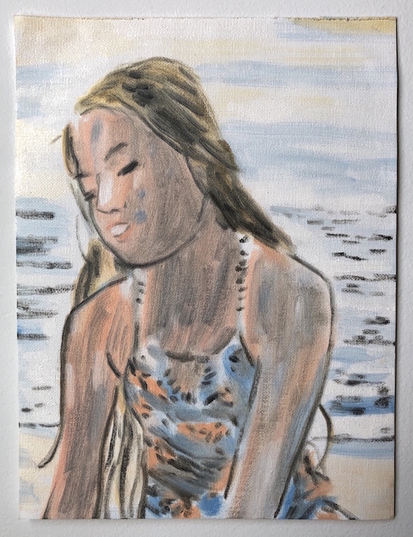 TIFFANY WOLLMAN Figures & Portraits Oil on canvas paper TIFFANY WOLLMAN Figures & Portraits Oil on canvas paper