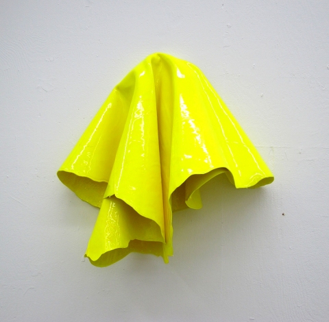 Skin study (yellow) TIFFANY WOLLMAN 2012 Acrylic latex