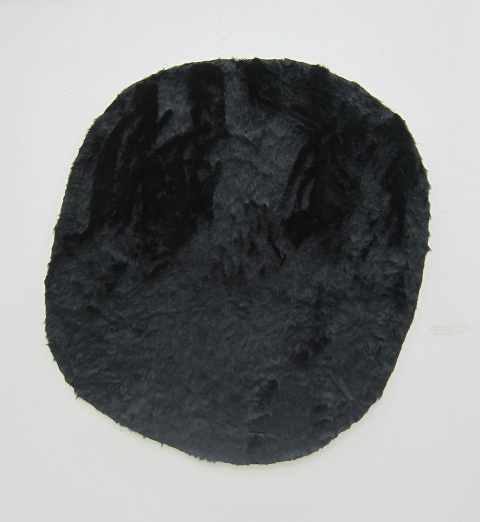 Fun Fur TIFFANY WOLLMAN 2012 Faux fur on hand cut wood