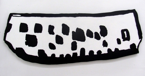 Domestic TIFFANY WOLLMAN 2010 Acrylic latex on hand cut wood