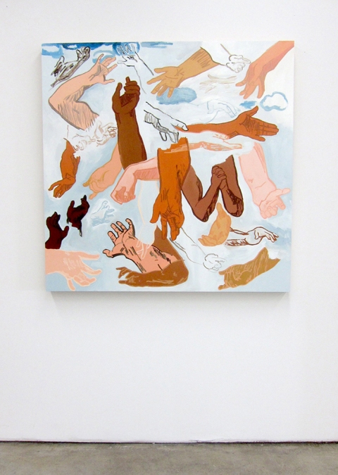 "Hands" TIFFANY WOLLMAN 2013 Oil on panel