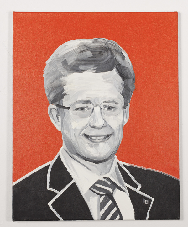 Stephen Harper TIFFANY WOLLMAN 2014 Oil on canvas