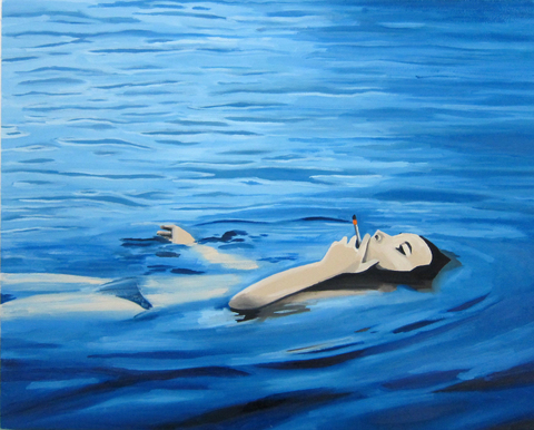 Lake Blaze TIFFANY WOLLMAN 2014 Oil on canvas